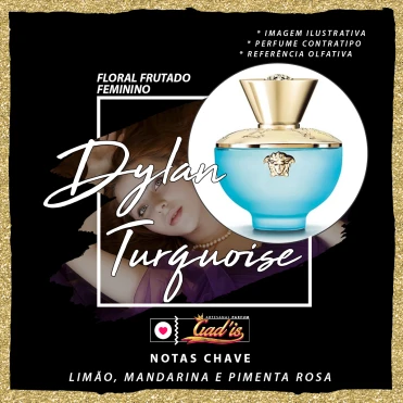 Perfume Similar Gadis 1068 Inspirado em Versace Pour Femme Dylan Turquoise Contratipo